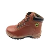 SOMO Men Durable Mesh Lining PU Leather Steel Toe Protection Safety Shoes