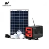 World Bank Certified Factory Supply The 3 pcs Solar Led Work Bulb Light with 12V/7Ah Lead-acid Station for No-Electricity Areas