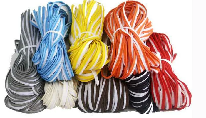 product-701-402 3mm 3.5mm 0.3cm Transparent Pvc Plastic Hi Viz Reflective Sewing Piping Trim Strips Strap Reflect Cord for Backpack Bag Luggage