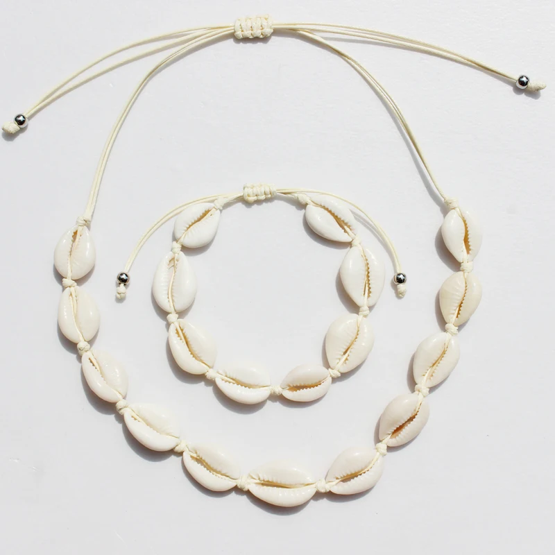 

Newest trend handmade wholesale fashion see cowrie shell necklace for women, As picture