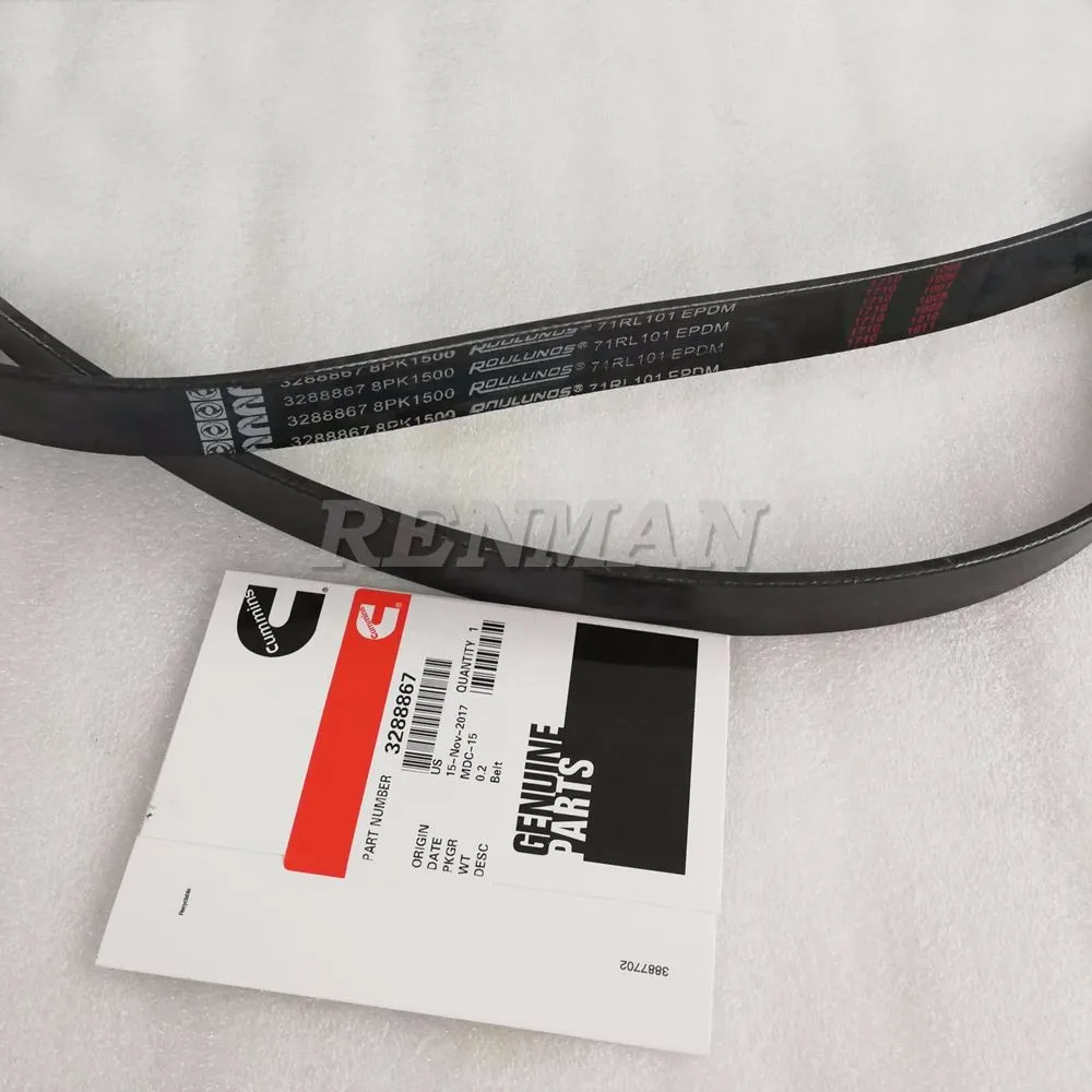 Cummins Isbe 6bt 6b5.9 6ct Fan Belt 8pk Engine Fan Belt 8pk1500 3911558