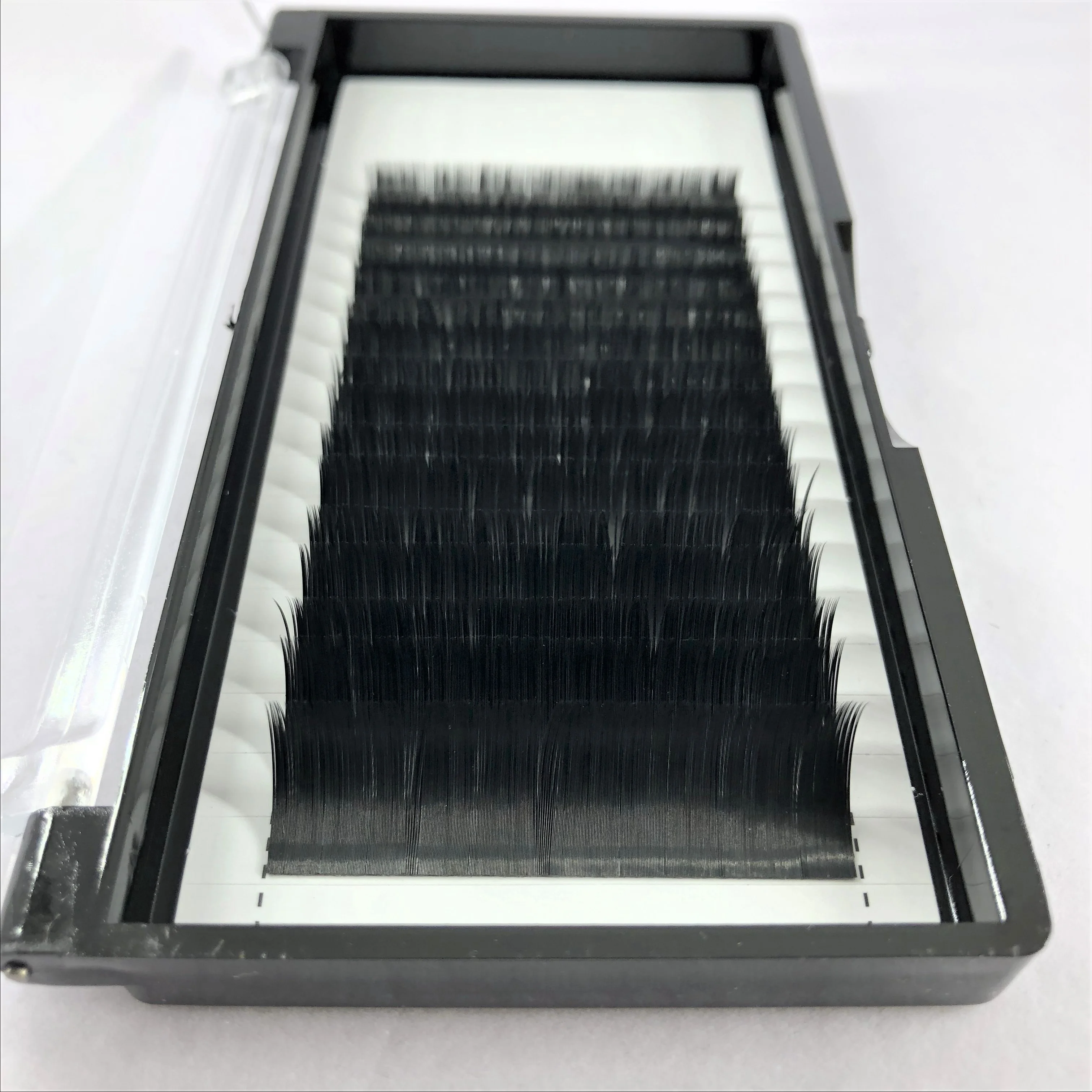 

2019 private label flat eyelash extensions eyelash flat matte flat eyelash extensions 0.20mm, Black color
