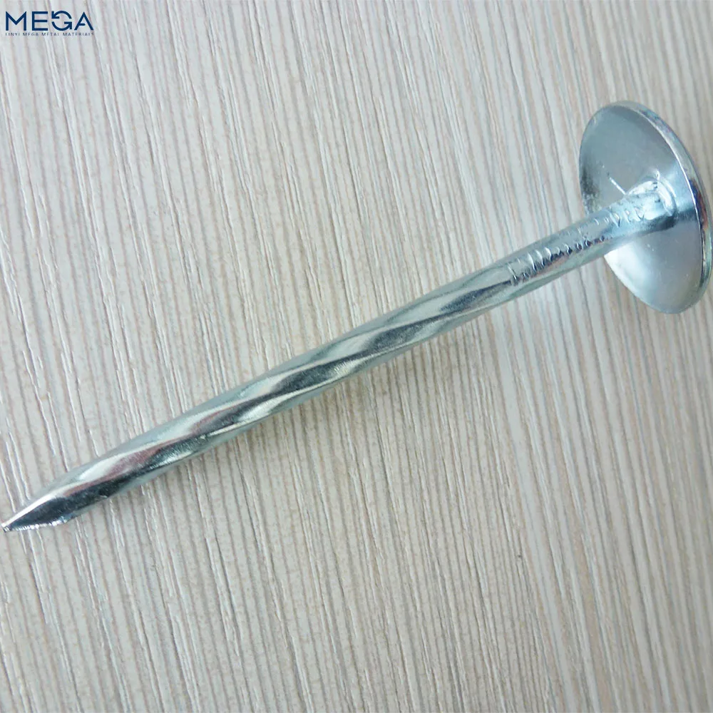 Direct Factory Hot Sale Galvanized Corrugated Sheet Nails Twisted Shank