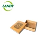 Custom Wooden Toothpick Holder Box Pine/Paulownia Natural /Carbonize Packaging Storage Box with Lid