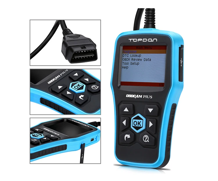 Topdon Car Diagnostic Machine Obd2 Wifi Scanner For Reading And