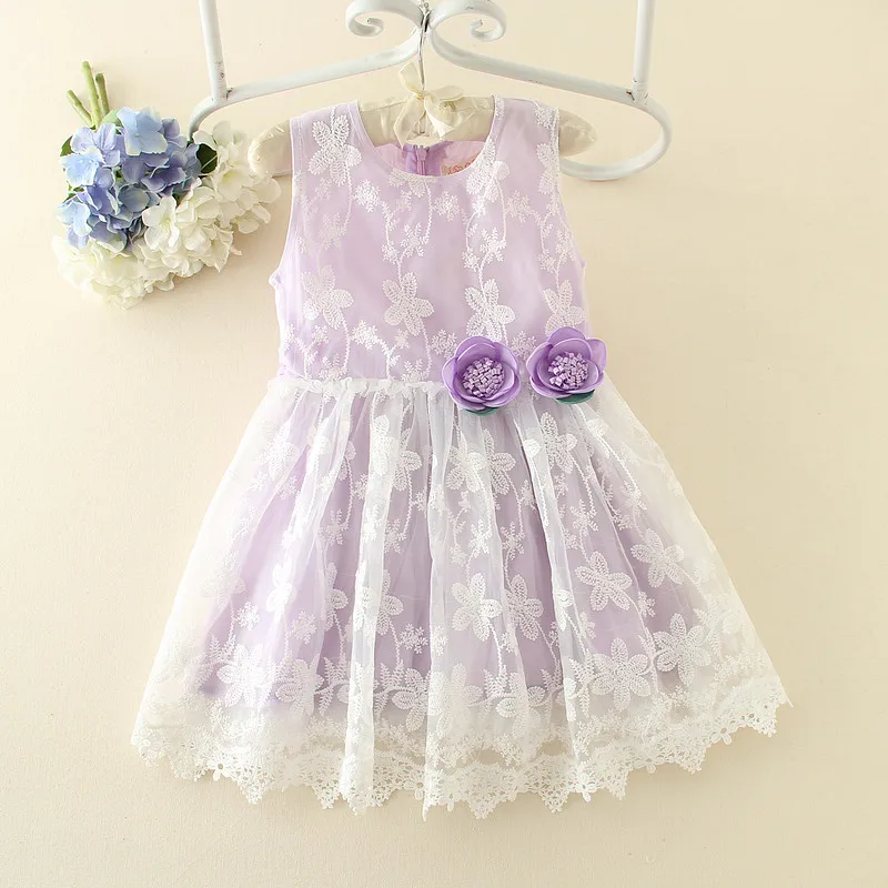 Lace 3,5 Year Old Girl Dress Indo Western Dress For Girl 4 Year Old Girl Dress Purple Flowers Appliqued Kids , Buy 3,5 Year Old Girl Dress,Indo