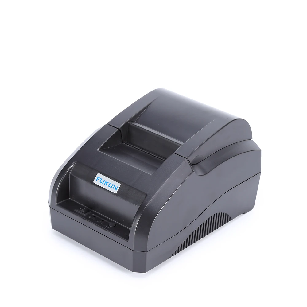 

58mm Thermal Receipt Printer Ticket POS 58 Thermal Printer USB Interface Restaurant Bill Printer, Black