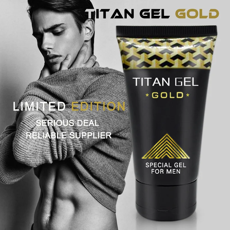 Crème de massage d'élargissement pour hommes de grande taille à base de plantes avec gel d'amélioration de la durée sexuelle comme titan 50ML