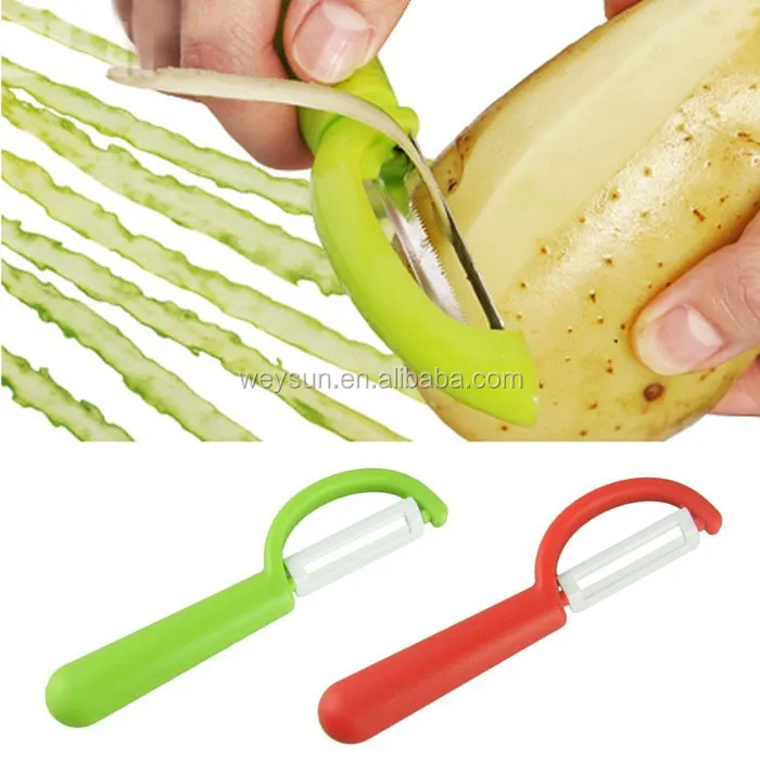 

Delicate New Kitchen Tools Zirconia Ceramics Fruit Vegetable Peeler Radish Potato Cutter Kitchen CutleryDHL Freeshipping