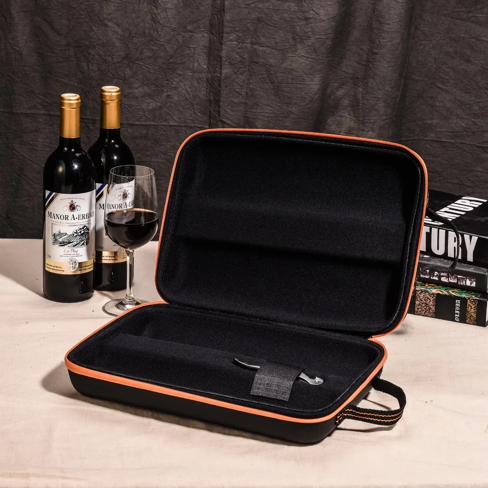 Wine Bottle Travel Bag For 2 Bottles Of Wine Shockproof Waterproof