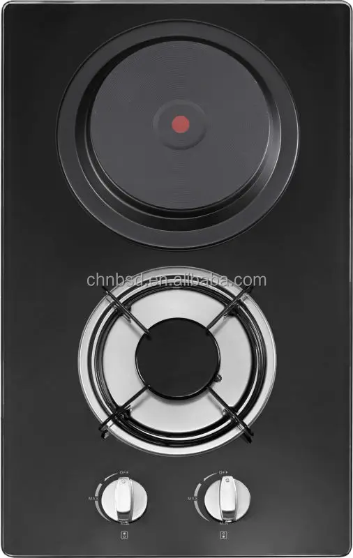 New Arrival Built In 2 Burner Gas Electric Cooktop With