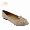 2018 ladies cheap fashion fancy slip on flat dress ballet shoes with a bowknot on the upper