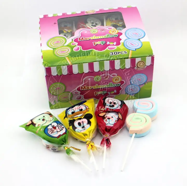 12g Marshmallow Pop Roll Lollipops Buy Roll Lollipops,Marshmallow