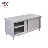 Wholesale Commerical classic design Stainless Steel Kitchen Cabinet for 5 star restaurant workbech with cabinet