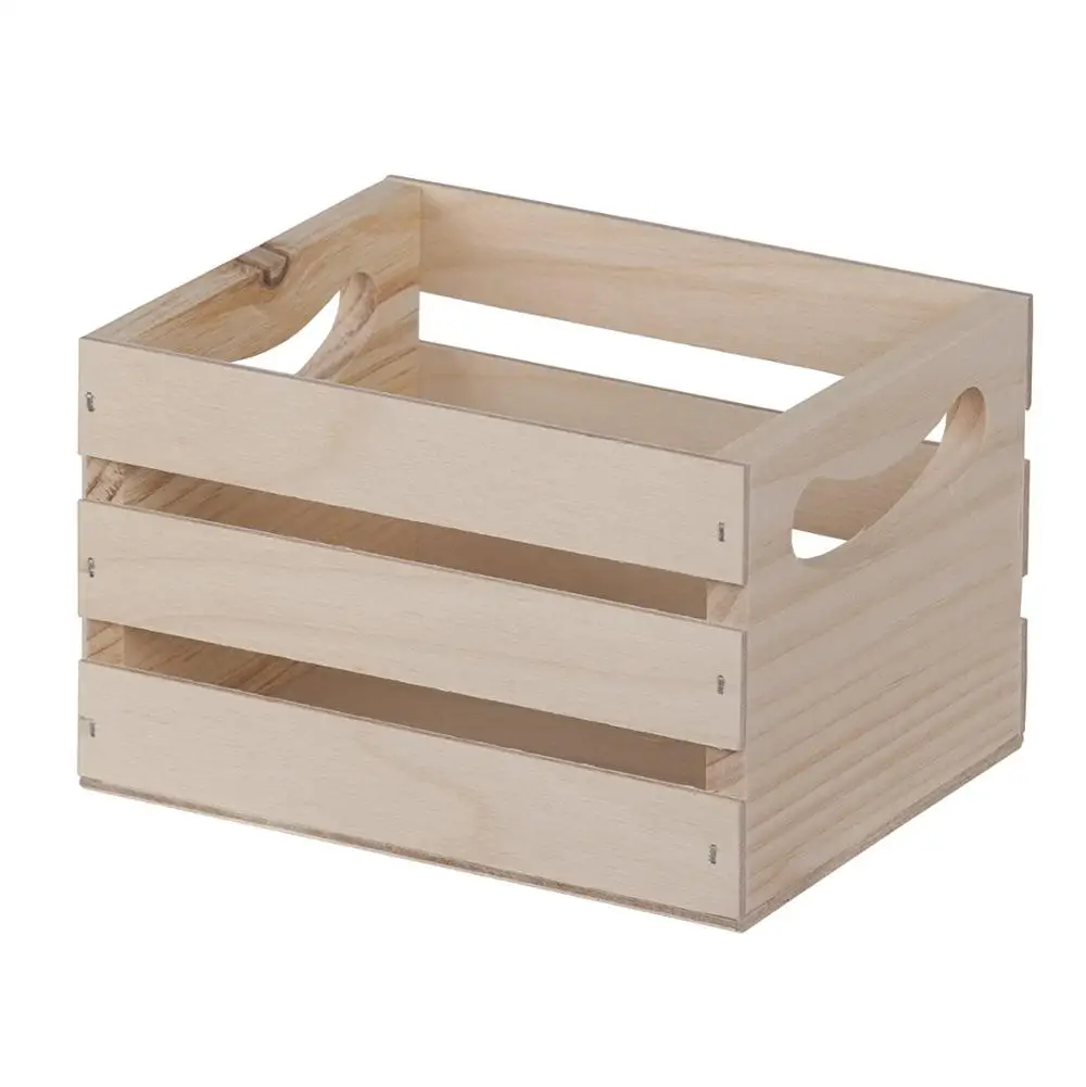 Unfinished Pine Wooden Box Without Lid - Buy Wood Box,Pine Wooden Crate ...