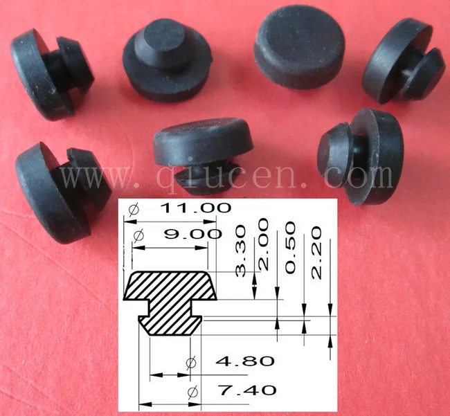Large Cone Rubber Plug / Oil Seal Flange Nbr Plug / Expandable Taper