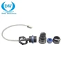 Rj45 Panel Mount assembly IP67 waterproof 6 pin audio jack