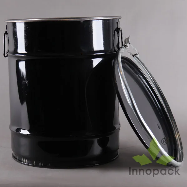 55l Black New Empty Steel Drum With Lid For Sale Jiangsu Manufacture