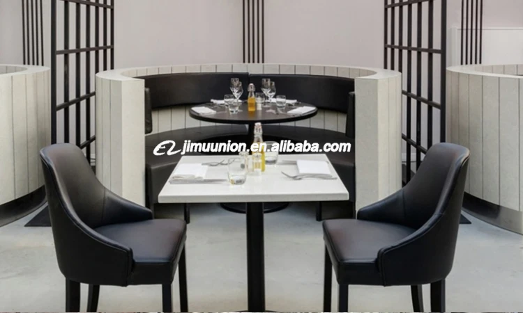 Commercial  furniture 8 stool chairs wooden tables et chaises restaurant sets