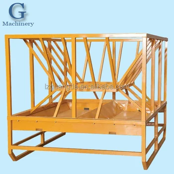 Hot Dip Galvanized Steel Tube Hay Feeder For Horse Cattle