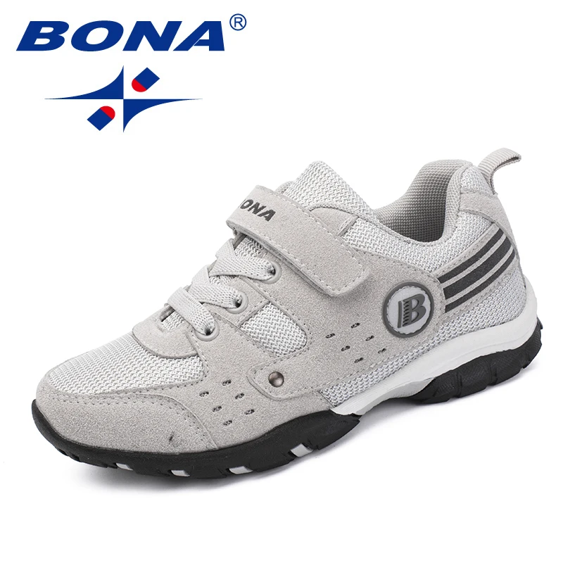 

BONA New Arrival Classics Style Children Casual Shoes Hook & Loop Girls Sneakers Shoes Mesh Boys Comfort Shoes Free Shipping