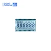 Standard Ultra-low Temperature mono 6 digits 7 segment TN LCD Display