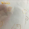 company logo gold silver foil stamping shirt clothes soft tissue wrapping paper