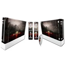 Cool Design Vinyl Skin Sticker Protector for Nintendo for Wii and controller skins Stickers for wii Console