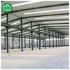 Fast installation galvanized steel portal frame flat pack workshop building
