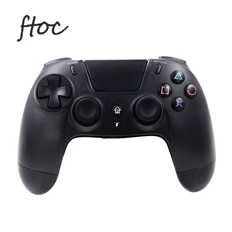 

New Products Wholesale Wireless Dual Vibration ps4 games controller for playstation 4 joystick pc, Black