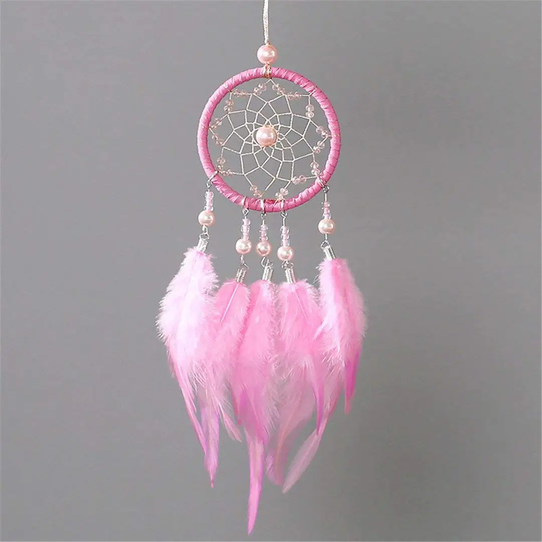 blue and pink dream catcher