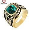 Factory price custom used class rings army military ring gold stainless steel school ring
