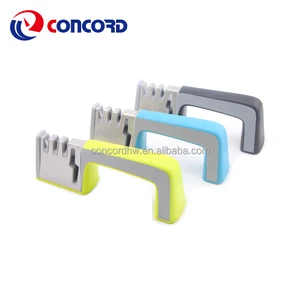 Image of 4 in 1 Knife and Scissor Sharpening Device Ergonomic Designed for All Sized Household Knives ,Professional Kitchen Sharpener