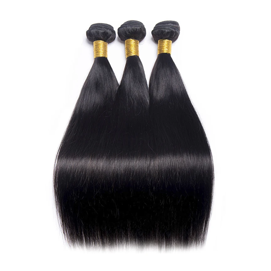 9A 3 Bundles 28 Inch Real Mink Virgin Remy Hair,Cuticle Aligned Perruque Brazilian Human Straight Hair