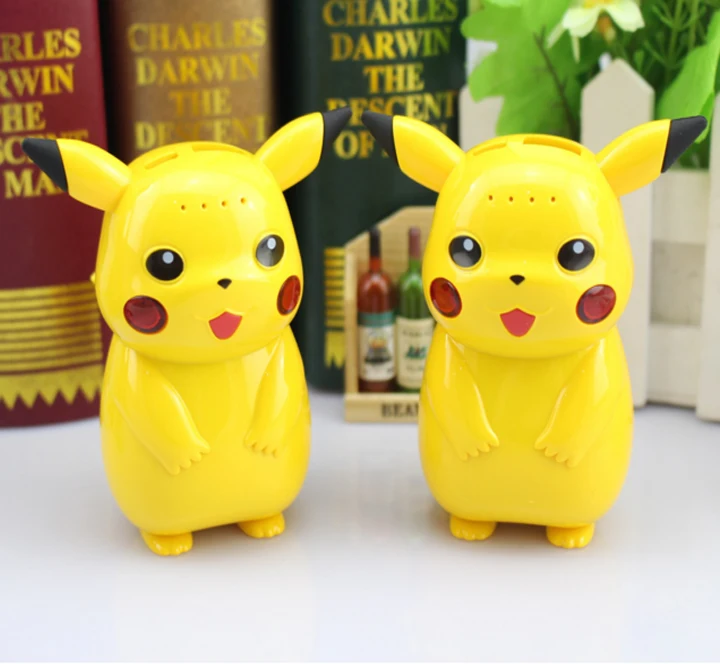 

New Trending Product ABS Power Banks Cartoon Pikachu Power Bank 5200mah with Voice and LED Light