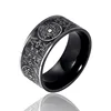 Wholesale Stainless Steel Custom Made Wide Band Viking Dragon Rings Men Women
