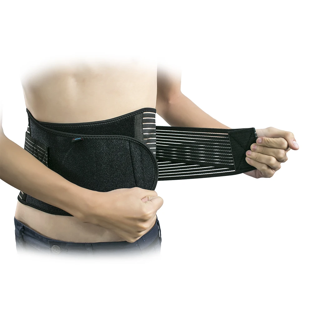 

ZRWM22 Therapy Knitted Abdominal Stomach Lumbar Lower Back Support Brace Slim Waist Trimmer Wrap