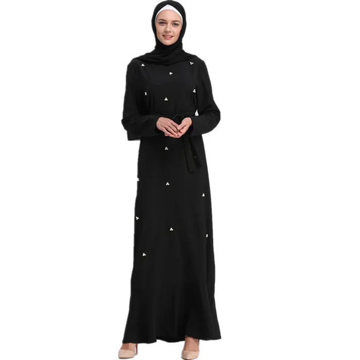 

2019 How sale high quality popular women black maxi dress islamic women clothing