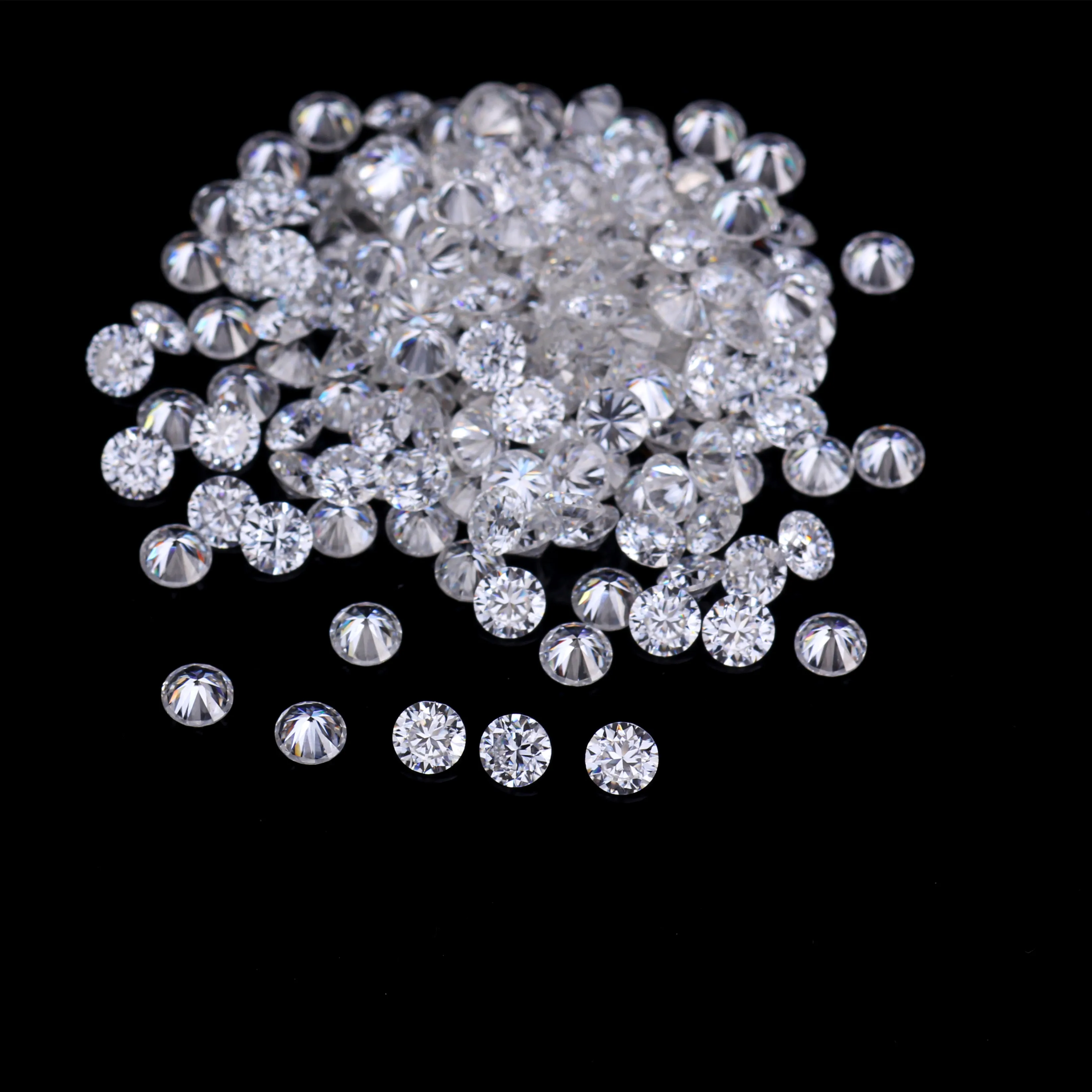
Starsgem wholesale melee stone EF VVS Synthetic Gemstone round brilliant cut Loose Moissanite diamond def moissanite  (62184055850)