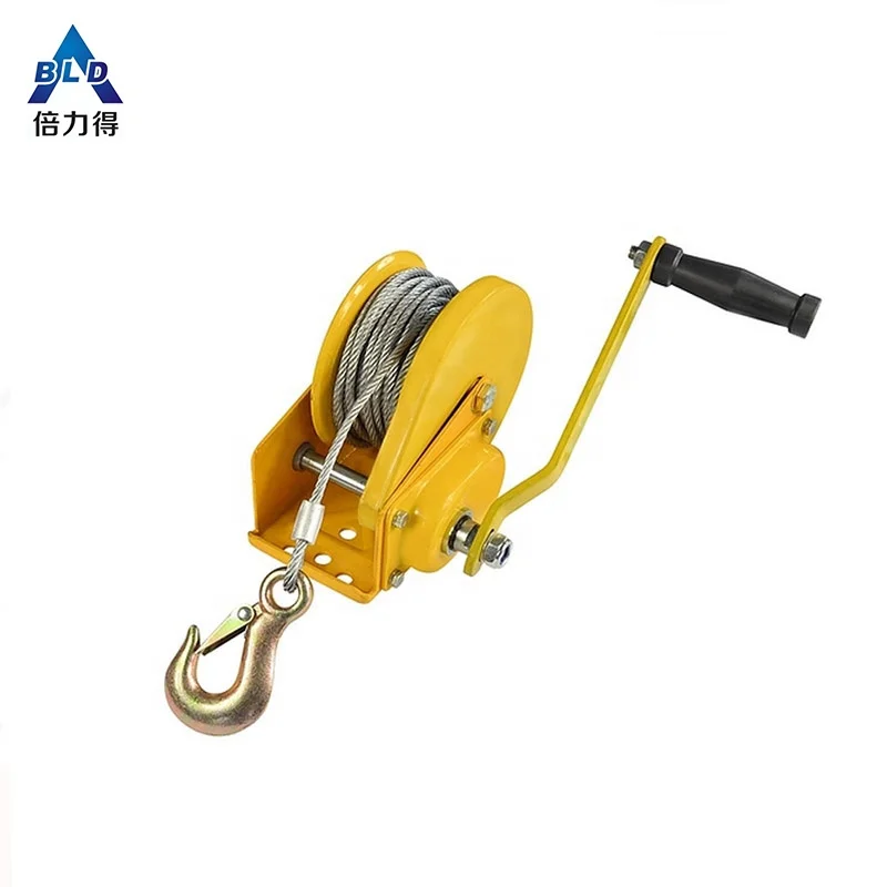 
CE SGS approved manufacturing 1200lbs powder coated small brake sailboat winch 