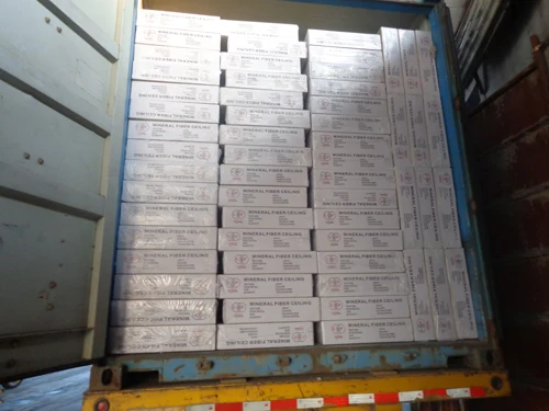 Baldosa De Fibra Mineral With Fissure Design 603x1212x12mm - Buy