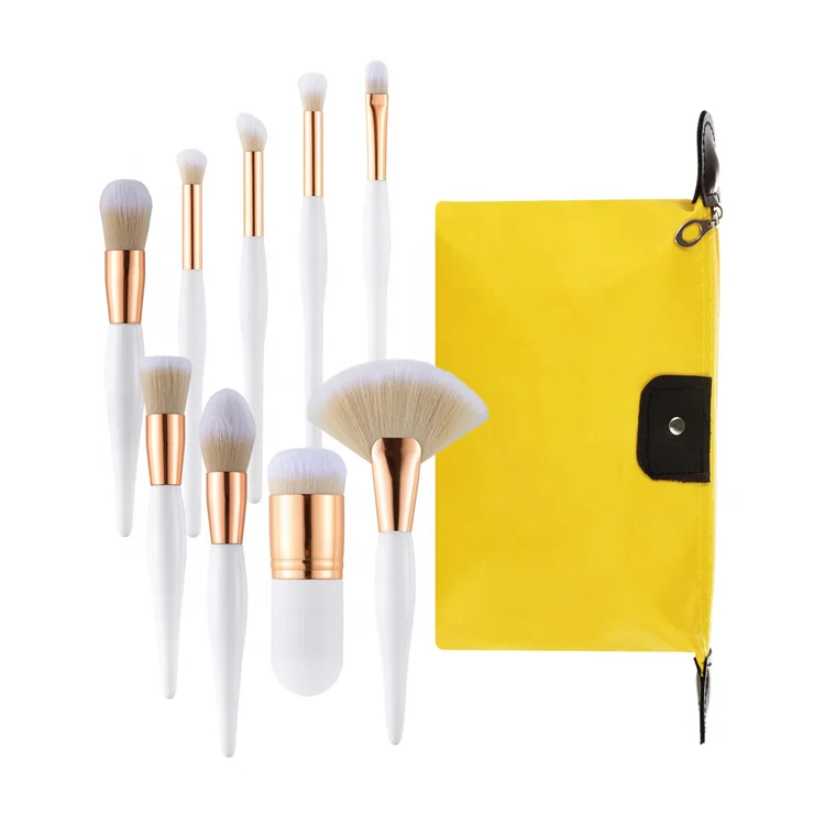 

Makeup Brush Set With Case 9Pcs Eye Shadow Foundation Blending Contouring Blushing Highlight Concealer Cosmetics Makeup Brushes