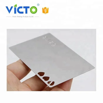 Best Of 10 Blank Metal Credit Card