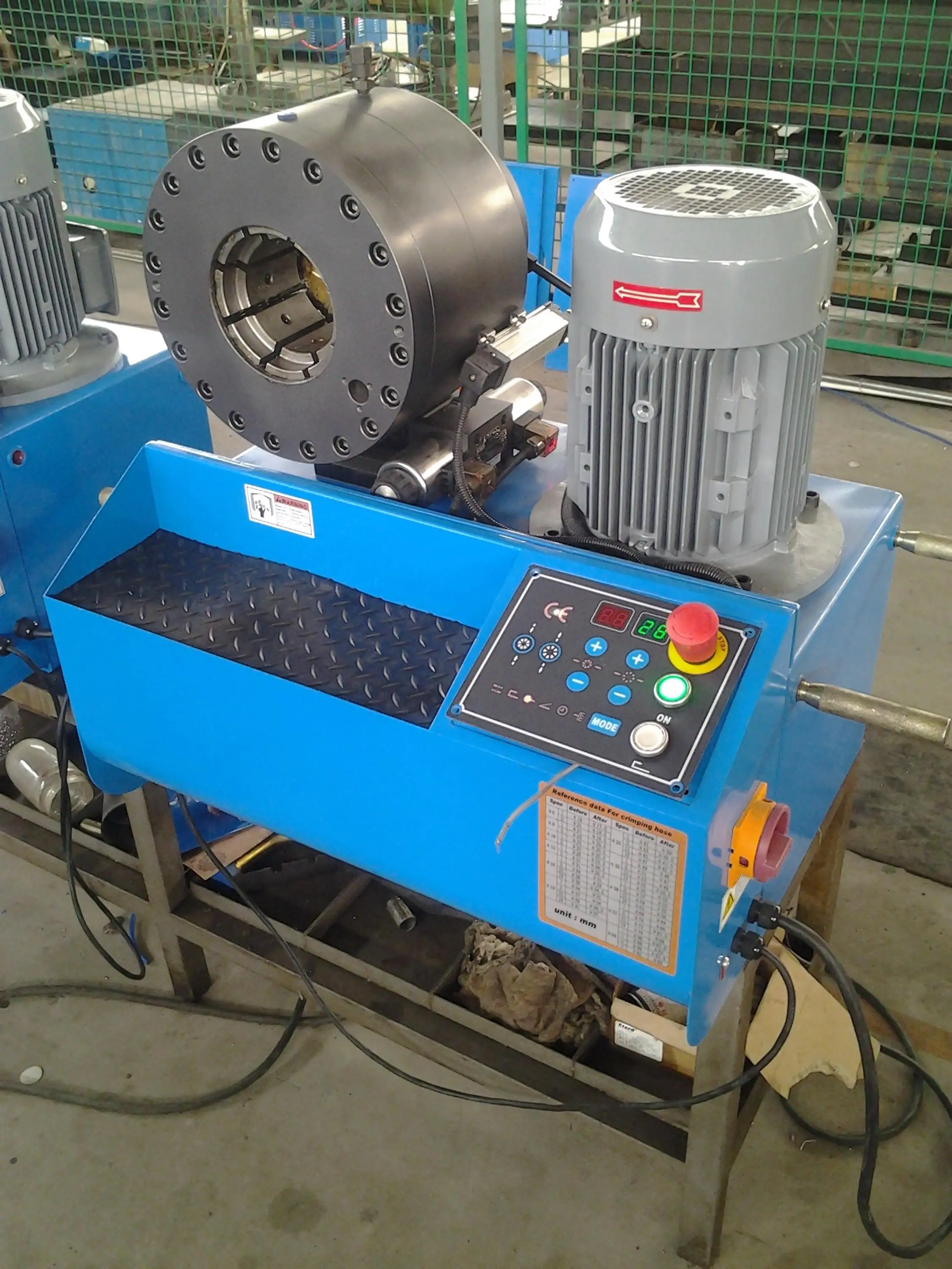 Finn Power 220v/380v Hydraulic Hose Crimper With 1/82 Inch Crimping