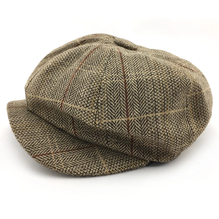 high quality custom wholesale cotton newsboy cap cheap plain beret hat cap