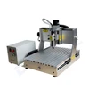 Gold and silver cast iron frame hobby mini desktop table cnc aluminum router kit 4060 4 axis engraving machine