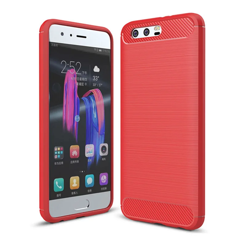 2017 New Arrival Carbon Fiber Tpu case For Huawei Honor 9 soft cover