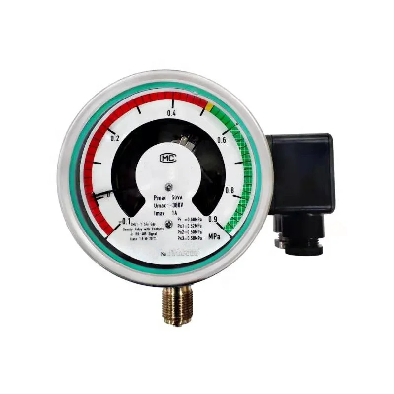 Sf6 Monitor 100mm -0.1 To 0.9mpa Sf6 Density Monitors - Buy Sf6 Gauge,Density ...