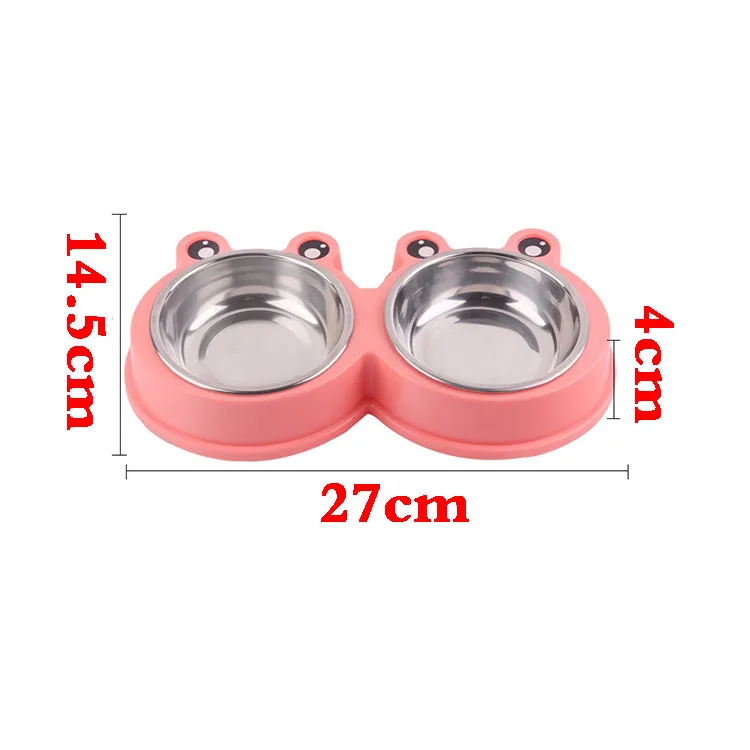 Factory Direct Pet Supplies Pet Dog Stainless Steel 2 Bowl/pot With