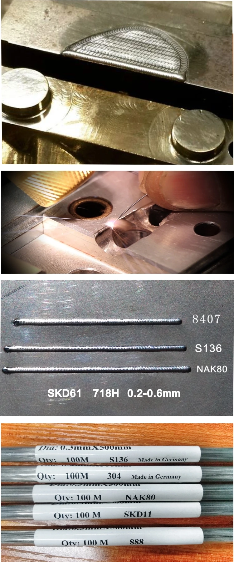 
200w 400w mold laser welding machine for metal steel mold welding and repairing 